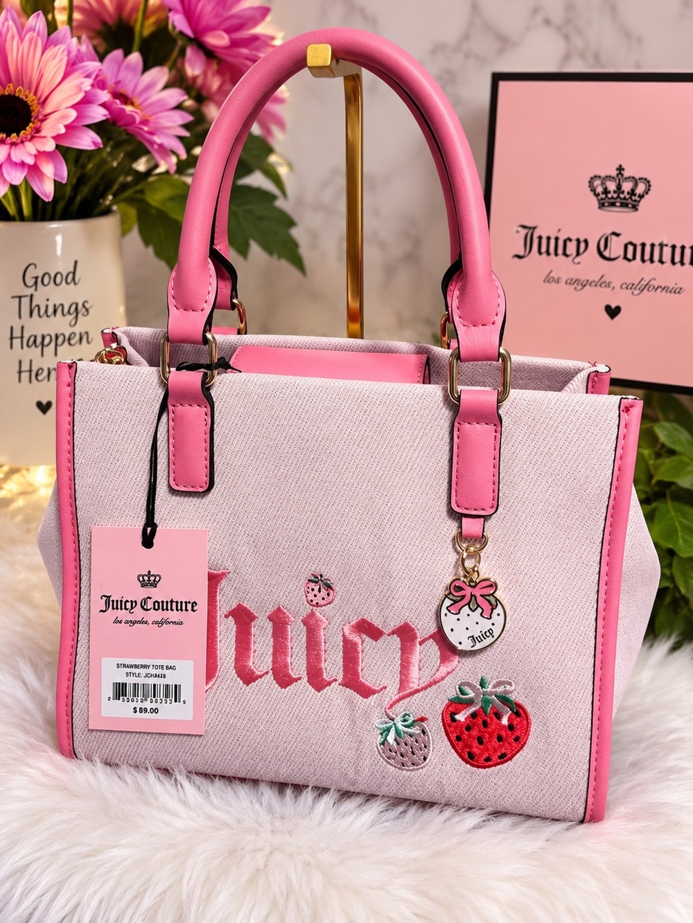 Juicy Couture Purse, 2 Wristlets (1 NWT), Handkerchief ~BUNDLE